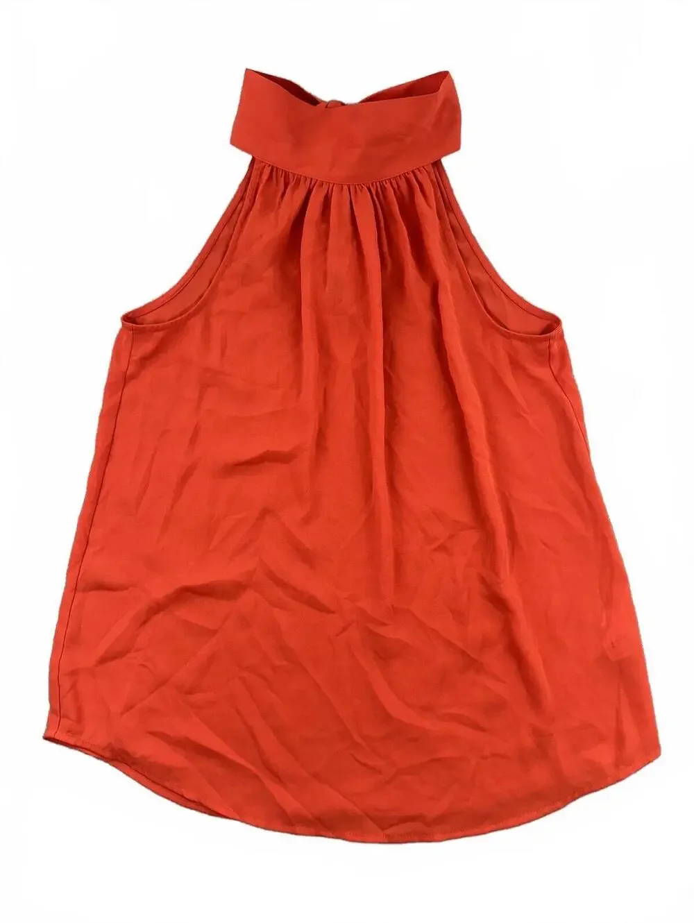 Elegant J.Crew Red Halter‎ Neck Tie Back Top